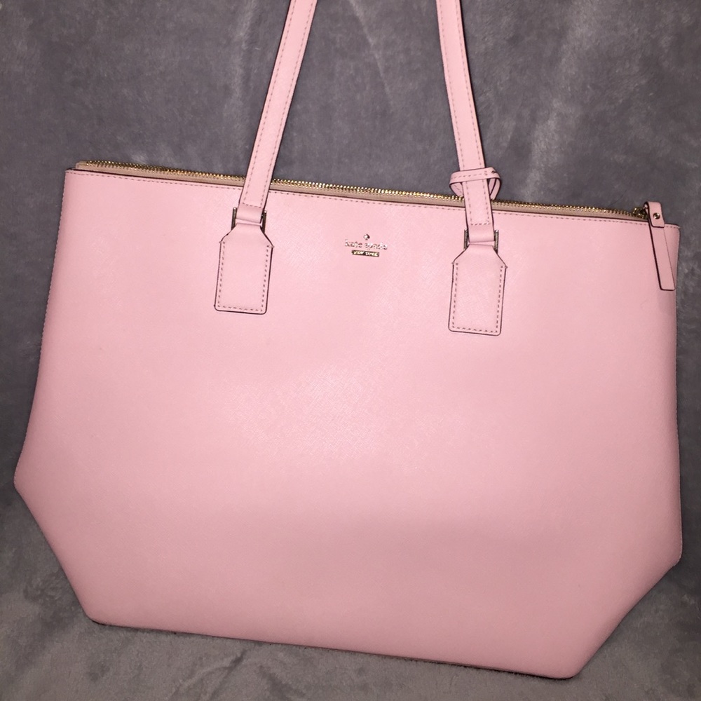 Light pink Kate Spade tote bag